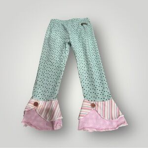 Matilda Jane Kids Pajama Bottoms - Mint and Pink